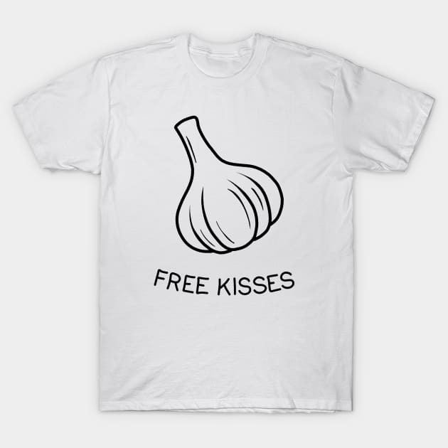 Free kisses - garlic T-Shirt by valentinahramov